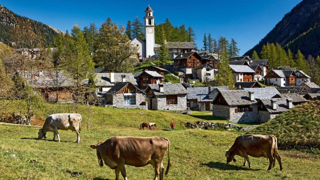 Casa Sonnenberg Lägenhet Bosco Gurin Exteriör bild